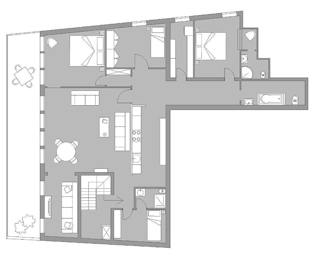 Due Leoni Terrace In St Mark'S Square Venice Apartment